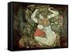 Madre Cieca-Egon Schiele-Framed Stretched Canvas