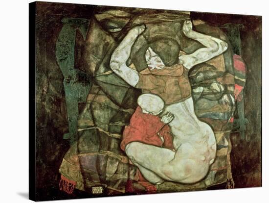 Madre Cieca-Egon Schiele-Stretched Canvas