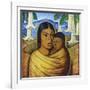 Madre Con Ibida-Alfredo Ramos Martinez-Framed Art Print