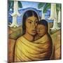 Madre Con Ibida-Alfredo Ramos Martinez-Mounted Art Print