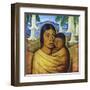 Madre Con Ibida-Alfredo Ramos Martinez-Framed Art Print