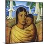 Madre Con Ibida-Alfredo Ramos Martinez-Mounted Art Print