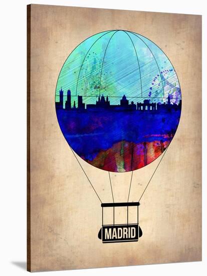 Madrid Air Balloon-NaxArt-Stretched Canvas