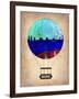 Madrid Air Balloon-NaxArt-Framed Art Print