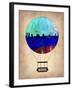 Madrid Air Balloon-NaxArt-Framed Art Print