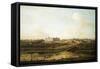 Madrid and the Palacio Real from the West Bank of the Manzanares, 1752-53-Antonio Joli-Framed Stretched Canvas