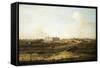 Madrid and the Palacio Real from the West Bank of the Manzanares, 1752-53-Antonio Joli-Framed Stretched Canvas