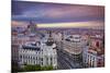 Madrid. Cityscape Image of Madrid, Spain during Sunset.-Rudy Balasko-Mounted Photographic Print