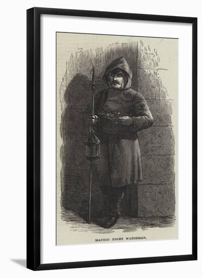 Madrid Night Watchman-null-Framed Giclee Print