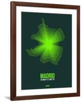 Madrid Radiant Map 2-NaxArt-Framed Art Print
