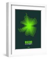 Madrid Radiant Map 2-NaxArt-Framed Art Print