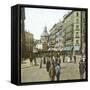 Madrid (Spain), Alcalá Street and the Church of Las Calatravas, Circa 1885-1890-Leon, Levy et Fils-Framed Stretched Canvas