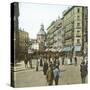 Madrid (Spain), Alcalá Street and the Church of Las Calatravas, Circa 1885-1890-Leon, Levy et Fils-Stretched Canvas