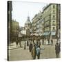 Madrid (Spain), Alcalá Street and the Church of Las Calatravas, Circa 1885-1890-Leon, Levy et Fils-Stretched Canvas