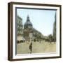 Madrid (Spain), Alcalá Street and the Church of Las Calatravas, Circa 1885-1890-Leon, Levy et Fils-Framed Photographic Print