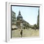 Madrid (Spain), Alcalá Street and the Church of Las Calatravas, Circa 1885-1890-Leon, Levy et Fils-Framed Photographic Print