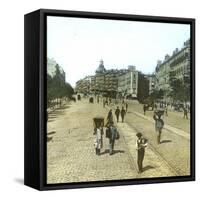 Madrid (Spain), Alcantara Street, Circa 1885-1890-Leon, Levy et Fils-Framed Stretched Canvas