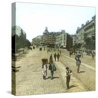 Madrid (Spain), Alcantara Street, Circa 1885-1890-Leon, Levy et Fils-Stretched Canvas