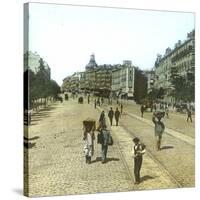 Madrid (Spain), Alcantara Street, Circa 1885-1890-Leon, Levy et Fils-Stretched Canvas