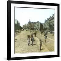 Madrid (Spain), Alcantara Street, Circa 1885-1890-Leon, Levy et Fils-Framed Photographic Print