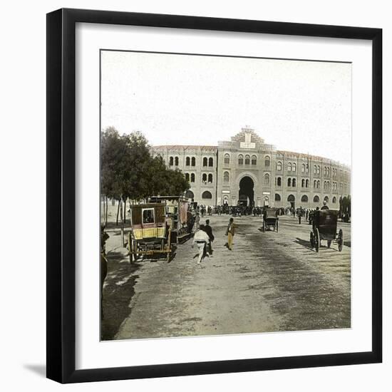 Madrid (Spain), Amphitheatre, Circa 1885-1890-Leon, Levy et Fils-Framed Photographic Print