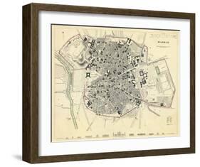 Madrid, Spain, c.1831-null-Framed Art Print