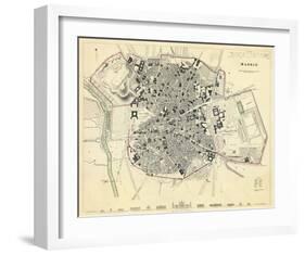 Madrid, Spain, c.1831-null-Framed Art Print