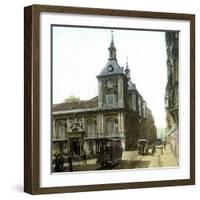 Madrid (Spain), City Hall (Ayuntamiento, XVIIth Century), Circa 1885-1890-Leon, Levy et Fils-Framed Photographic Print