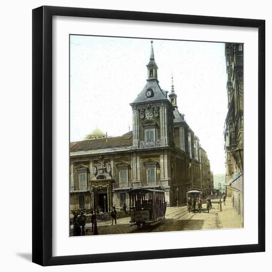 Madrid (Spain), City Hall (Ayuntamiento, XVIIth Century), Circa 1885-1890-Leon, Levy et Fils-Framed Photographic Print