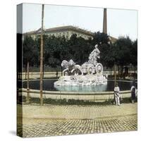 Madrid (Spain), Cybèle's Fountain, Fuente De La Cibeles-Leon, Levy et Fils-Stretched Canvas