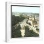 Madrid (Spain), Deep View of the Street and the Alcalá Gate, Circa 1885-1890-Leon, Levy et Fils-Framed Photographic Print