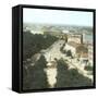 Madrid (Spain), Deep View of the Street and the Alcalá Gate, Circa 1885-1890-Leon, Levy et Fils-Framed Stretched Canvas