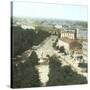 Madrid (Spain), Deep View of the Street and the Alcalá Gate, Circa 1885-1890-Leon, Levy et Fils-Stretched Canvas