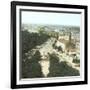 Madrid (Spain), Deep View of the Street and the Alcalá Gate, Circa 1885-1890-Leon, Levy et Fils-Framed Photographic Print