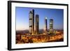 Madrid, Spain Financial District Skyline at Twilight-Sean Pavone-Framed Photographic Print