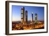 Madrid, Spain Financial District Skyline at Twilight-Sean Pavone-Framed Photographic Print