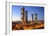 Madrid, Spain Financial District Skyline at Twilight-Sean Pavone-Framed Photographic Print