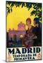 Madrid, Spain - Madrid In Springtime Travel Promotional Poster-null-Mounted Poster