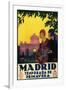 Madrid, Spain - Madrid in Springtime Travel Promotional Poster-Lantern Press-Framed Art Print