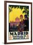 Madrid, Spain - Madrid in Springtime Travel Promotional Poster-Lantern Press-Framed Art Print