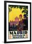 Madrid, Spain - Madrid in Springtime Travel Promotional Poster-Lantern Press-Framed Art Print