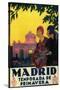 Madrid, Spain - Madrid in Springtime Travel Promotional Poster-Lantern Press-Stretched Canvas