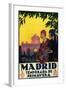 Madrid, Spain - Madrid in Springtime Travel Promotional Poster-Lantern Press-Framed Art Print