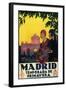 Madrid, Spain - Madrid in Springtime Travel Promotional Poster-Lantern Press-Framed Art Print