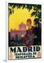 Madrid, Spain - Madrid in Springtime Travel Promotional Poster-Lantern Press-Framed Art Print