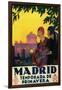 Madrid, Spain - Madrid in Springtime Travel Promotional Poster-Lantern Press-Framed Art Print