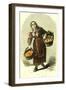 Madrid Spain Orange Girl 1866 Street Character-null-Framed Giclee Print