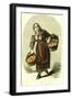 Madrid Spain Orange Girl 1866 Street Character-null-Framed Giclee Print