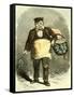 Madrid Spain Pieman 1866 Street Character-null-Framed Stretched Canvas