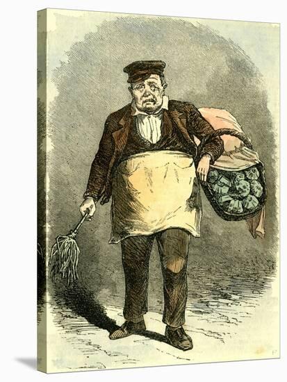 Madrid Spain Pieman 1866 Street Character-null-Stretched Canvas